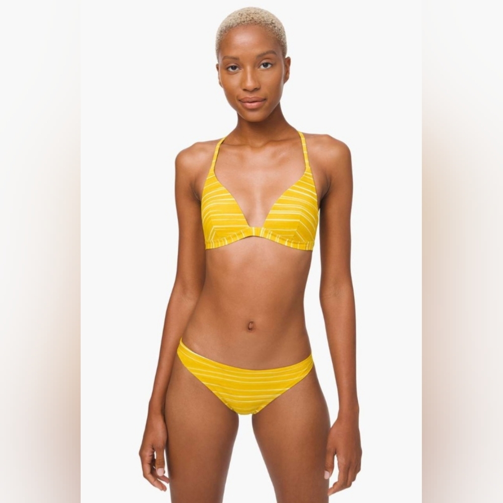 🍋Lululemon Bikini Deep Sea Swim Top and Sun Soaker Cheeky Bottom *Low Rise
